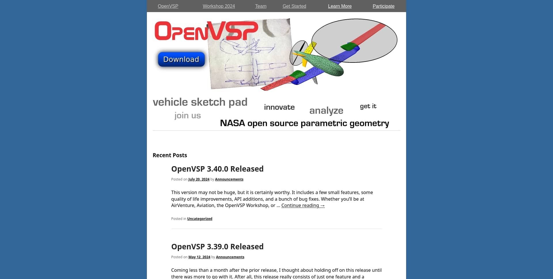 OpenVSP's site